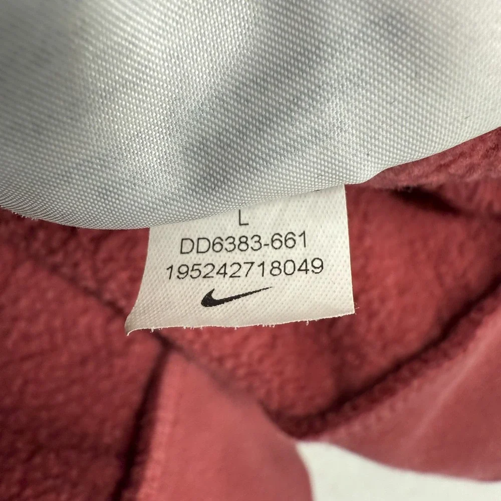 Nike Air Men's Large‎ Red Blue Colorblock Hoodie Pullover Fear of Heights Fleece